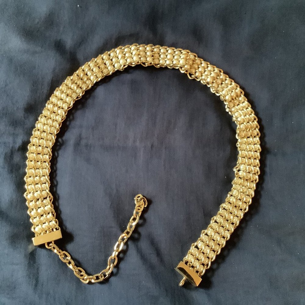Gold and Pearl multi-strand Chain Belt